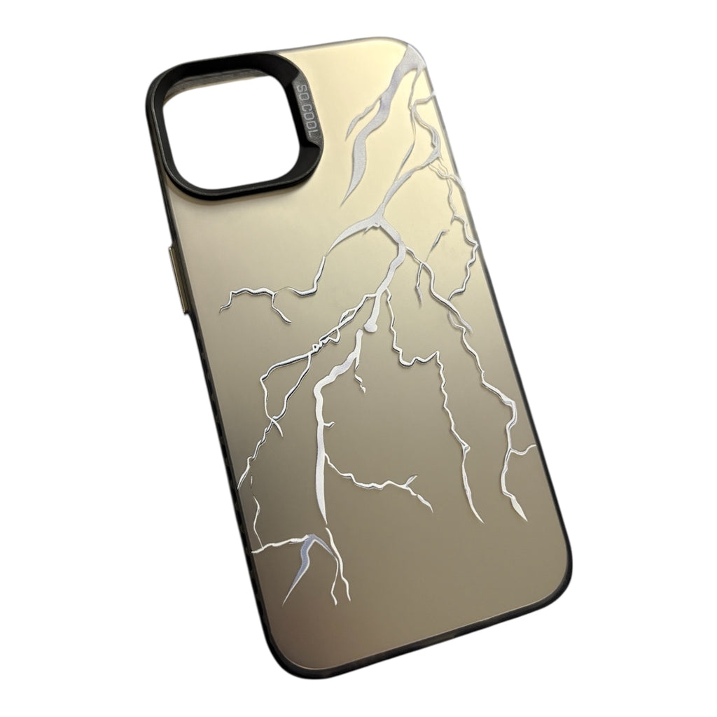 Lightning Pattern Phone Case  Sleek & Powerful Design